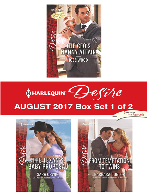 Title details for Harlequin Desire August 2017--Box Set 1 of 2 by Joss Wood - Available